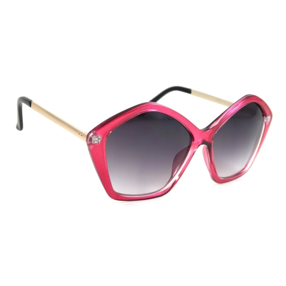 Isabelle Retro Sunglasses Oversized Vintage Pink